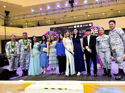 The ‘DAONG’ team, together with the representatives of the Philippine Navy, during the ‘Hapag-Hiraya’ culminating exhibit.