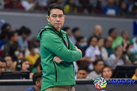 De La Salle University head coach Ramil de Jesus