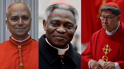 Robert Francis Prevost, Peter Turkson, and Luis Antonio Tagle are among the potential favorites to succeed Pope Francis