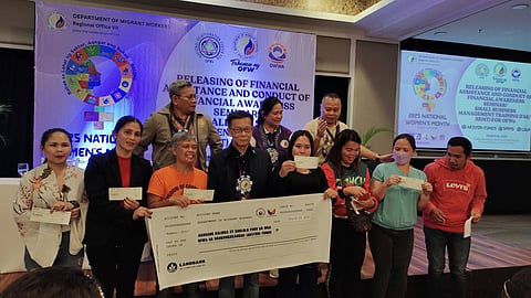 Ex-OFW gets financial help