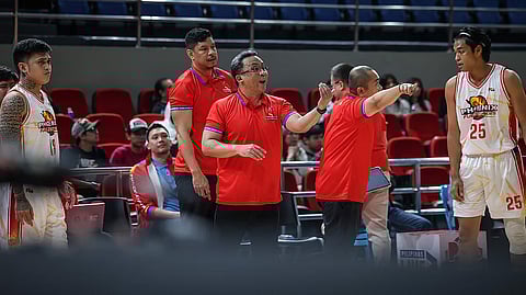Phoenix coach Jamike Jarin likes the composure and maturity shown by his men in a morale-boosting win over Rain or Shine to fuel their playoffs run in the PBA Commissioner’s Cup.PHOTOGRAPH COURTESY OF PBA