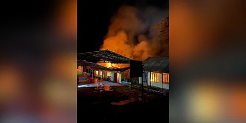 Dangdangla Elementary School in Dangdangla, Bangued, Abra was 70% destroyed by a fire that was estimated to start in the early morning of May 7, 2025.