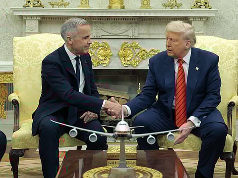 Canada ‘never for sale,’ Carney tells Trump