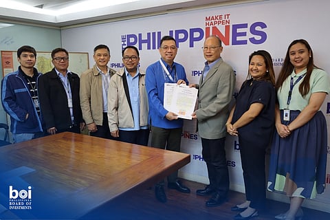 From left to right: BOI OSACSI Supervising Investment Specialist Hannah Barroquillo; XG Vice President of Operations Angela Sanchez, XG President and CEO Eric Y. Roxas, Trade Undersecretary and BOI Managing Head Ceferino Rodolfo, BOI IAS Executive Director Bobby Fondevilla, BOI OSACSI Director Ernesto Delos Reyes, BOI OSACSI Division Chief Lubin R. De Vera Jr., and BOI Associate Technical Staff II Renante Aberin Jr.