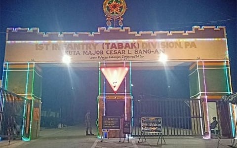 Camp Cesar Sang-an headquarters in Barangay Upper Pulacan, Labangan, Zamboanga del Sur