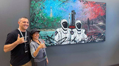 First Lady Liza Araneta-Marcos visits to the SpaceX rocket launch facility in Cape Canaveral, Orlando, Florida, USA last 7 May.