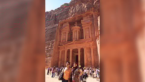 Standing in front of The Treasury, and how it towered over us, Mom and I couldn't help but think about how the ancient world holds more secrets and wonders than we can even fathom.