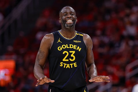 Draymond Green of the Golden State Warriors becomes the subject of racially-charged comments by a Minnesota Timberwolves fan during their NBA Western Conference playoffs series.