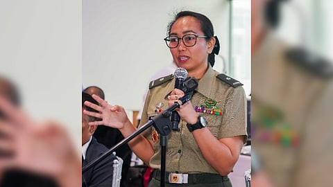 Financially-empowered soldier Major Maria Theresa Babiera of the Philippine Army were among soldiers who learned the value of financial discipline during a forum organized by BDO Foundation and the BSP.
