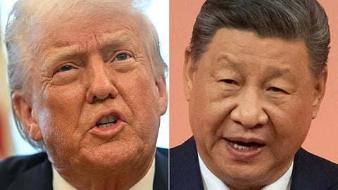 US President Donald Trump and China's President Xi Jinping.