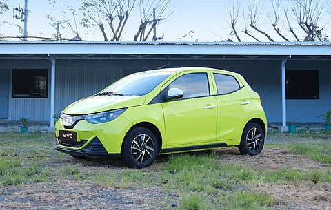 The JMEV EV2 is a compact electric hatch designed for city streets, offering up to 201 km of range on a single charge.