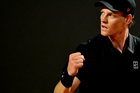 Jannik Sinner delivers a strong performance, booking a 6-3, 6-4 win over Mariano Navone in the Italian Open, his first ever game since being slapped with a three-month doping ban.