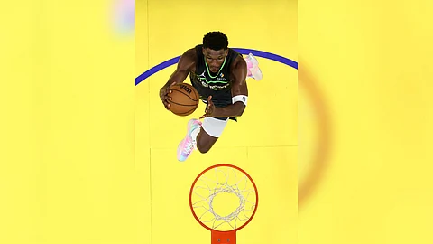 Anthony Edwards elevates his game by firing 36 points as the Minnesota Timberwolves scored a 102-97 win over the Golden State Warriors in the NBA playoffs.
