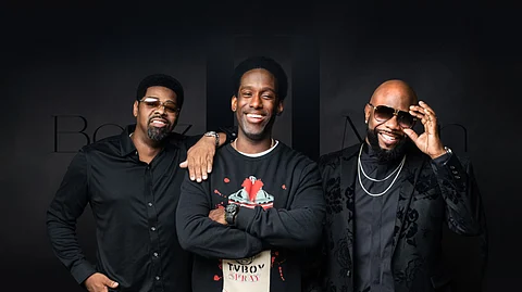 AMERICAN R&B vocal trio Boyz II Men.