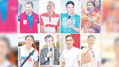 MANNY Pacquiao, Eric Buhain, Richard Gomez, Jeric Teng, Kenneth Duremdes, Rebo Saguisag, Dondon Hontiveros and James Yap met contrasting fortunes in their respective political bids during the midterm elections last Monday.