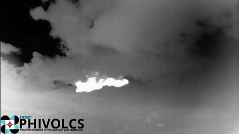 Thermal camera of Phivolcs captured the "moderately explosive eruption" of the Kanlaon volcano last Tuesday, early morning.