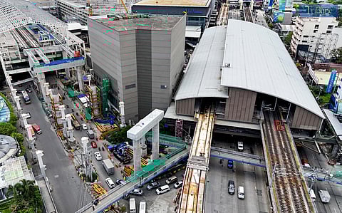 (May 16 2025) Situation at the common station at North Edsa in Quezon City on Friday May 16 2025, The Department of Transportation (DOTr) on Friday announced the termination of agreement with the contractor tapped to build the common station for LRT1, MRT3, and MRT7 lines citing excessive delays. the DOTr said it has issued a notice of termination against BF Corporation and Foresight Development and Surveying Company (BFC-FDSC) Consortium, they said the move follows the directive of President Ferdinand “Bongbong” Marcos Jr. to speed up and complete the construction of the project, which has been ongoing since 2009, to ease and reduce travel time for commuters.