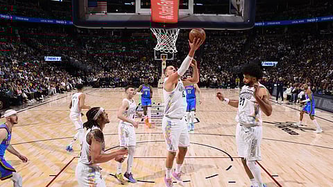 NIKOLA Jokic stands tall, leading the Denver Nuggets to a 119-107 win over the Oklahoma City Thunder to extend their NBA Western Conference playoffs series to a deciding Game 7.