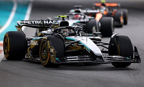 ANTONELLI takes on Miami in the #12 Mercedes, carrying both speed and Hamilton’s words into his F1 journey.