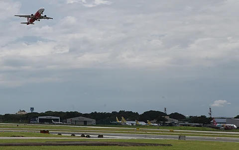 A passenger plane is seen taking off at the Ninoy Aquino International Airport. Air transport statistically is still the safest way to travel, according to studies.