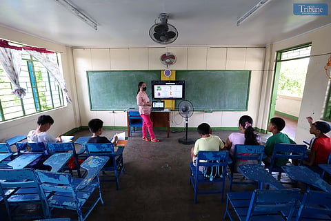 (May 21 2025) On Wednesday May 21 2025, Kamuning Elementary School in Quezon City facilitates the Literacy Remediation Program for Grade 4 and 5 pupils for the Literacy and Numeracy Remediation Program, to aims at helping struggling readers strengthen their foundational skills. Photo/Analy Labor
