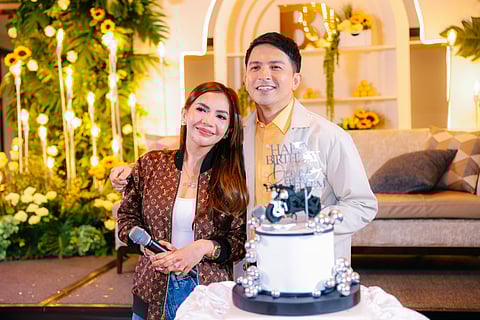 Beautederm founder and chief executive officer Rhea Anicoche-Tan and Dennis Trillo.