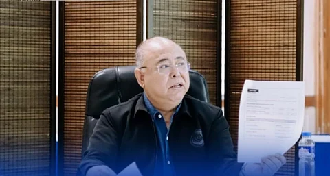 PHOTOGRAPH COURTESY OF LAND TRANSPORTATION OFFICE
THE Land Transportation Office, under the guidance of Department of Transportation Secretary Vince Dizon, has summoned the owner of a Cebu-based company for its involvement in the importation and sale of right-hand vehicles. In photo is LTO chief Assistant Secretary Vigor Mendoza.