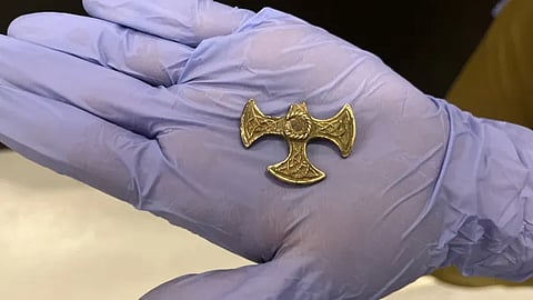 In addition to the Saxon cross, Leeds is known for a variety of historical finds.