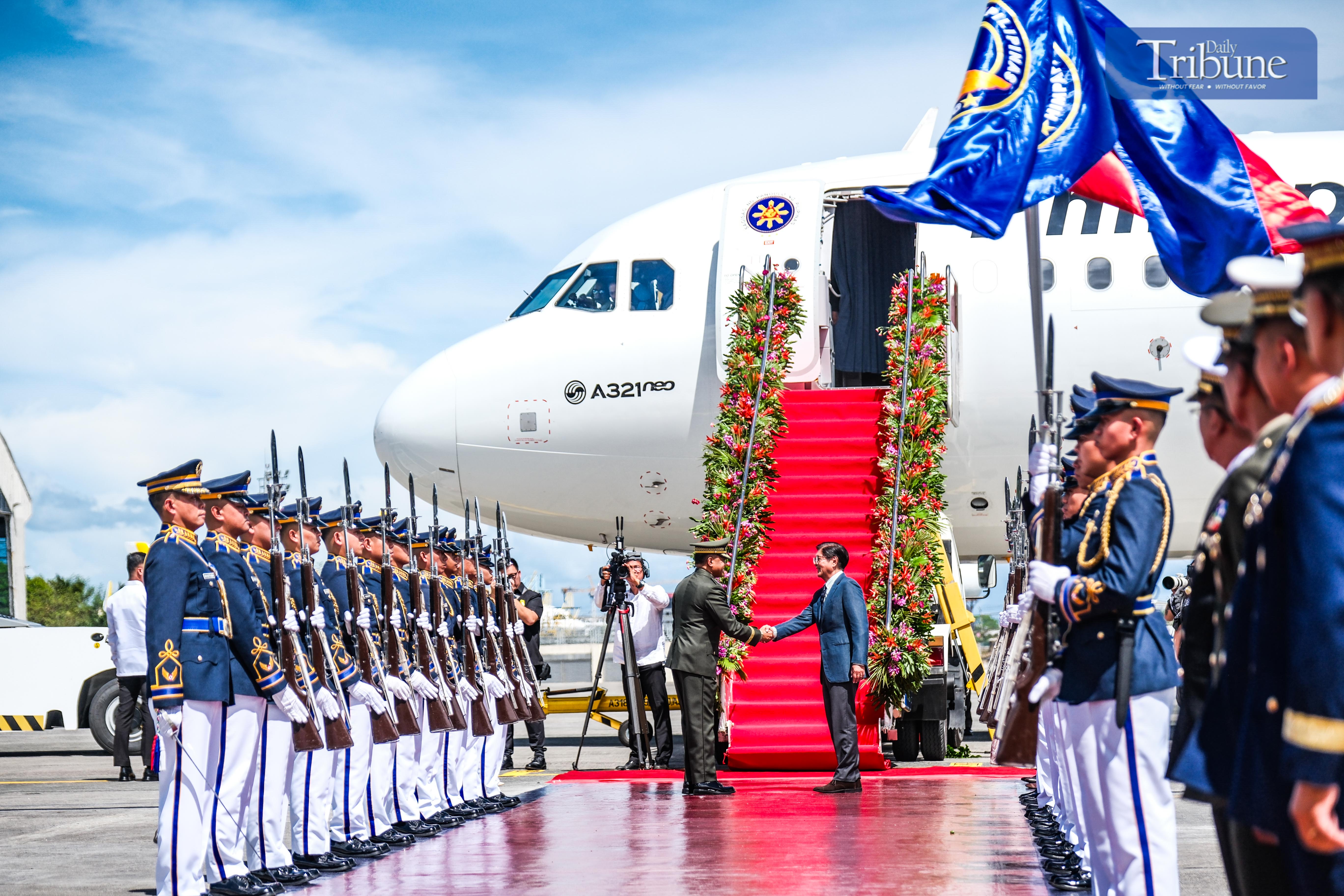 President Ferdinand R. Marcos Jr. and First Lady Liza Araneta-Marcos depart for 46th ASEAN Summit.