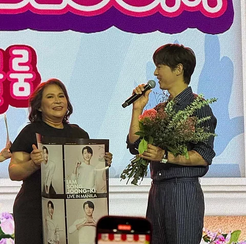 JANICE de Belen and Korean actor Song Joong Ki.
