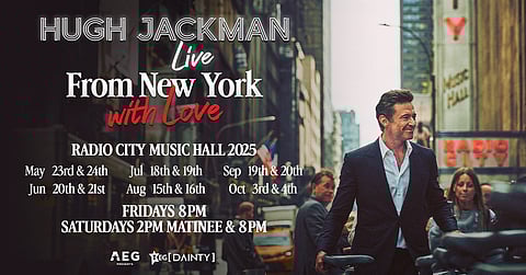 HUGH Jackman charms the Apple City, once more.