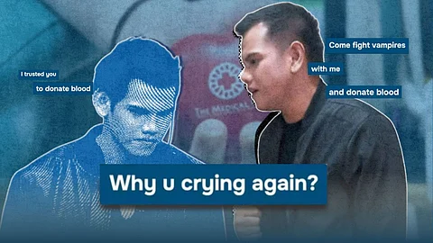 'VAMFIRE RIGHT?' The Medical City taps Cristopher Diwata for blood donation drive.