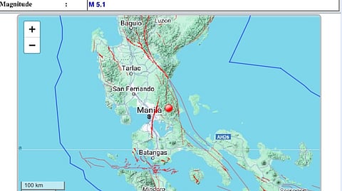UPDATED: Magnitude 4.6 quake jolts Quezon, rocks Metro Manila