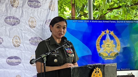 AFP spokesperson Col. Francel Margareth Padilla (Photo by Lade Kabagani)