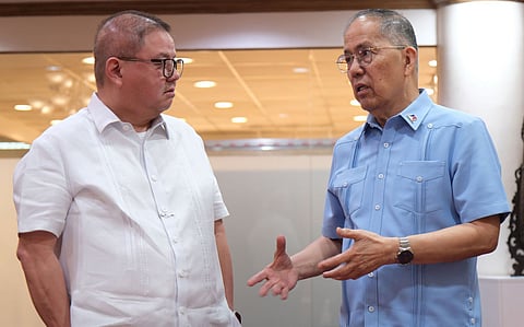 Agriculture Secretary Francisco Tiu Laurel Jr. and Labor Secretary Bienvenido Laguesma met on Tuesday at the DA central office in Quezon City.