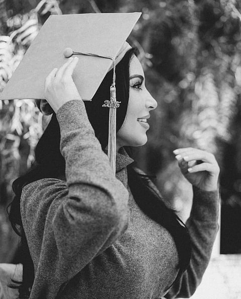 KARDASHIAN finally graduated from a law apprenticeship program.