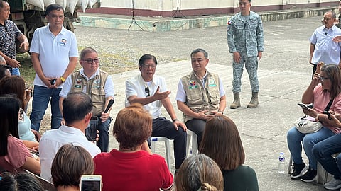 President Ferdinand Marcos Jr. engages with Bulacan farmers during an "Ugnayan" meeting in San Ildefonso, Bulacan.
Marcos vowed to help farmers boost their income.