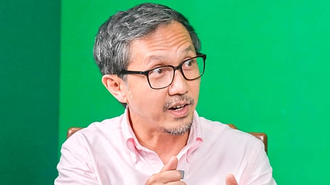 Transportation Secretary Vince Dizon during an interview Wednesday at Daily tribune.