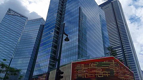 THE Philippine Stock Exchange building stands tall in Bonifacio Global City.