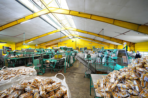 MACHINES and snack products in the production area of W.L. Foods Corp.’s factory in Valenzuela City. The facility is under investigation for allegedly using an unauthorized piece-rate or 'pakyawan' system that may have denied workers appropriate wages.