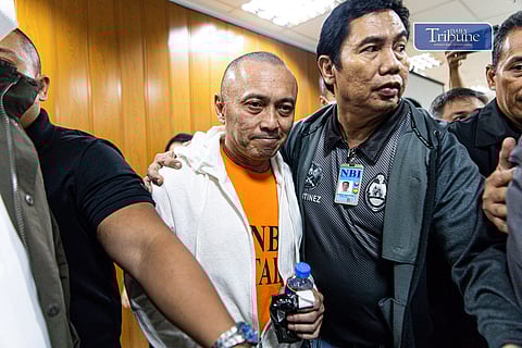FORMER Negros Oriental Rep. Arnie Teves before his transfer to the NBI detention center inside Bilibid in Muntinlupa City.