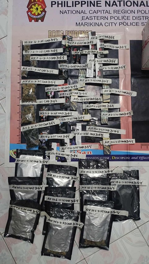 Suspected drug pusher nabbed in Marikina