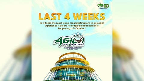 THE first and only flying theater in the Philippines, AGILA The EKsperience.