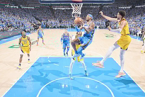 SHAI Gilgeous-Alexander delivers an all-around performance to lift the Oklahoma City Thunder to a 123-107 victory over the Indiana Pacers in Game 2 of their NBA Finals best-of-seven series Monday (Manila time) at the Paycom Center in Oklahoma City.