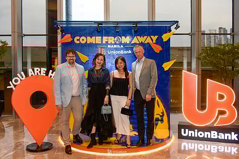 (FROM left) Paul Mansfield, chief operating officer, GMG Productions; Jillian Gatcheco-Cantada, vice president (Major Categories head) UnionBank; Eina Garrido Wong, assistant vice president (Program Lead), UnionBank and Carlos Candal, chief executive officer GMG Productions.