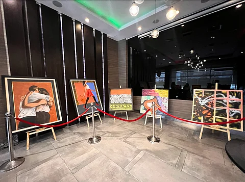 DESPITE their different paths, both artists converge on canvas to explore identity, emotion, and the human experience.