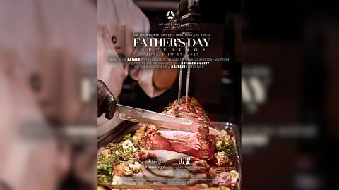 A TRIBUTE to fatherhood — marked by strength and duty. This Father’s Day, honor the men who lead with quiet presence through a dining experience rooted in intention and tradition.