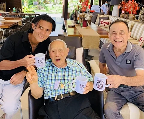 Donnie Tantoco, president of the Rustan Commercial Corporation, Ambassador Bienvenido ‘Benny’ Tantoco Sr. and Rico Tantoco.