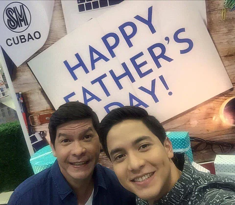 RICHARD Faulkerson Sr. and son Alden.