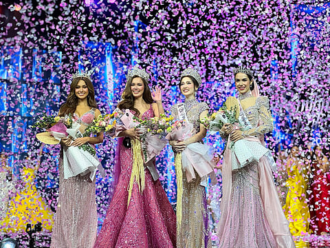 New Binibini Queens: Binibining Pilipinas International 2025 Katrina Anne Johnson;
Binibining Pilipinas Globe 2025 Annabelle Mae McDonnell;
Binibining Pilipinas 1st Runner-up 2025 Dalia Khattab and
Binibining Pilipinas 2nd Runner-up 2025 Kathleen Enid Espenido